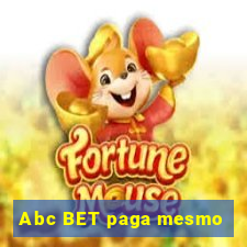 Abc BET paga mesmo